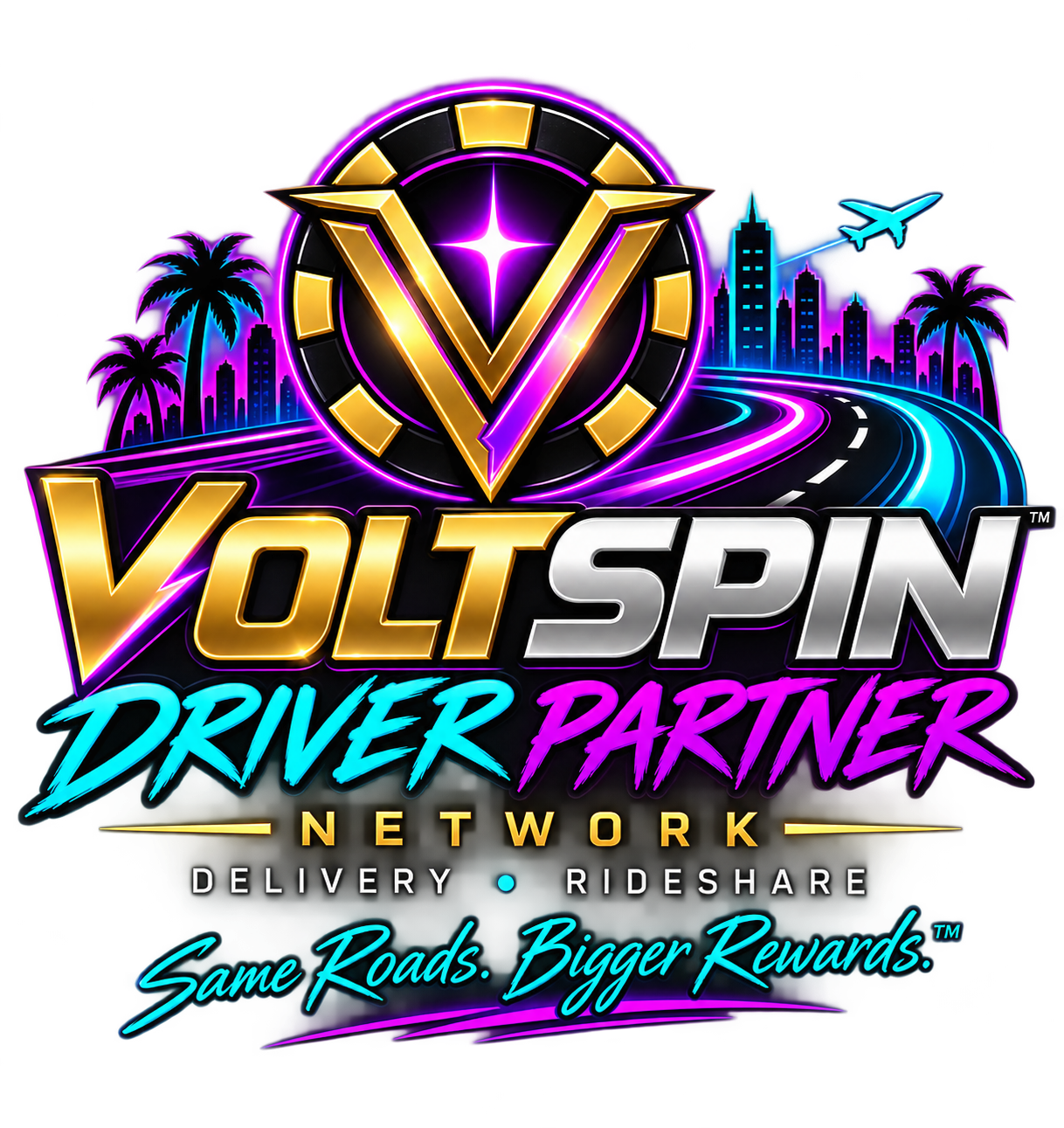 VoltSpin Driver Partner Network — Delivery and Rideshare — Same Roads. Bigger Rewards.